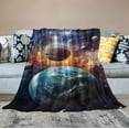thumbnail image 2 of ARISTURING Solar System Throw Blanket, Extra-Large Outer Space Blanket for Kids Boys and Girls, Planets Blanket with Outer Space Galaxy Theme Plush Kids Throws for Boys for Bed, Couch, Sofa, 2 of 6