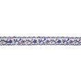 thumbnail image 4 of Lily 5/8" Yellow Orange Blue Embroidered Cotton Lace Trim Scalloped Edge By Yard, 4 of 5