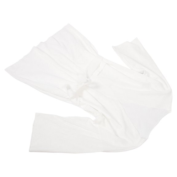 Homoyoyo White Thick Cotton Bathrobe for Men and Women, Warm Winter Robe, Soft Comfortable, Size 44.9x27.6 inches