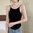 thumbnail image 4 of ShomPort Womens Sleeveless Camisole Thin Straps Racerback Seamless Stretchy Tank Tops Comfort Breathable Trendy Sleepwear, 4 of 7
