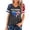 07Grey, variant on Toome Women's American Flag V-Neck T-Shirt, 4th of July Independence Day Patriotic Graphic Tee, Soft Short Sleeve Casual Summer Tops, S-3XL