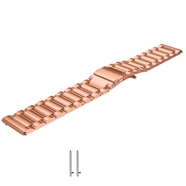【22mm】Multipurpose Stainless Steel 3 Link Timepiece Strap for Various Timepiece with Timepiece Band Tool