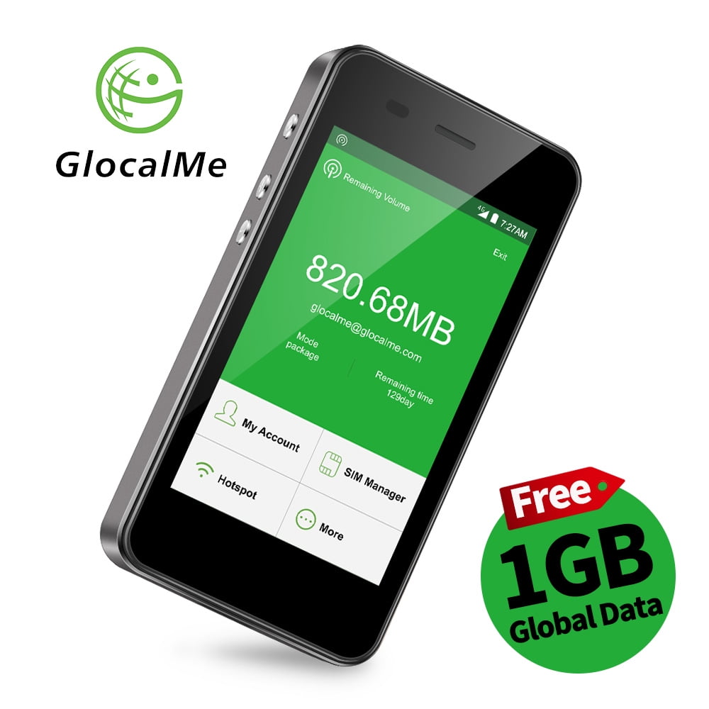 GlocalMe G3 4G LTE Mobile Hotspot, Worldwide High Speed WiFi Hotspot