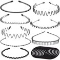 thumbnail image 1 of Diadema con ondas de hierro para hombres y mujeres, diadema deportiva invisible coreana, flequillo, horquilla rota, horquilla, 1 of 6