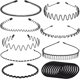 thumbnail image 1 of Diadema con ondas de hierro para hombres y mujeres, diadema deportiva invisible coreana, flequillo, horquilla rota, horquilla, 1 of 6