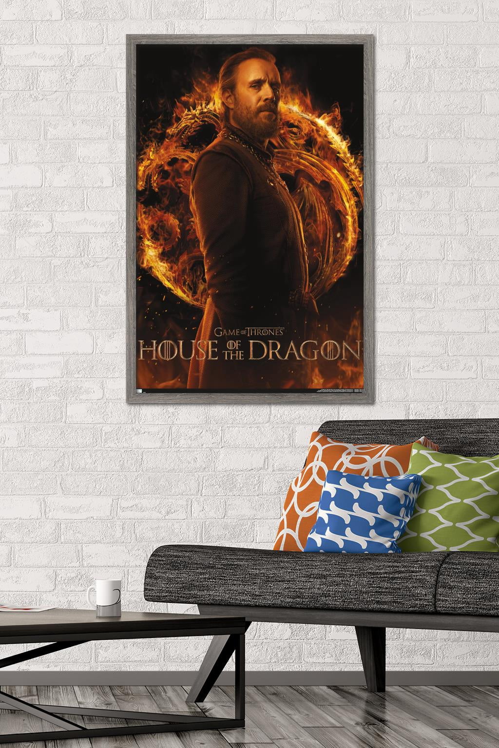 House of the Dragon - Otto One Sheet Wall Poster, 22.375" x 34" Framed