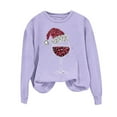 thumbnail image 4 of Christmas Sweatshirts for Women Xmas Red Wine Glass Shirts Cute Crew Neck Sweatshirts Long Sleeve Xmas Shirts Holiday Outfits for Women 2025, 4 of 4