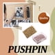 thumbnail image 5 of Advancent Pin de plástico Chinchetas económicas y funcionales para el diario y multifuncional Las miniaturas tienen una amplia gama Decoración del hogar oro kc 6*17m-200 piezas/caja, 5 of 6