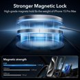 thumbnail image 3 of iPhone 16 Pro Max Case with Kickstand, Compatible with MagSafe, Magnetic Case iPhone 16 Pro Max, Fully Adjustable Flickstand, Military-Grade Protection, Boost Series, Clear,Magsafe Frosted Black, 3 of 5
