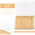 thumbnail image 3 of 10pcs Wooden Handle Loop Crochet Micro Ring Loop Threader Hair Extension Tools, 3 of 6