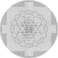 thumbnail image 1 of Ahgly Company Machine Washable Indoor Round Transitional Platinum Gray Area Rugs, 8' Round, 1 of 7