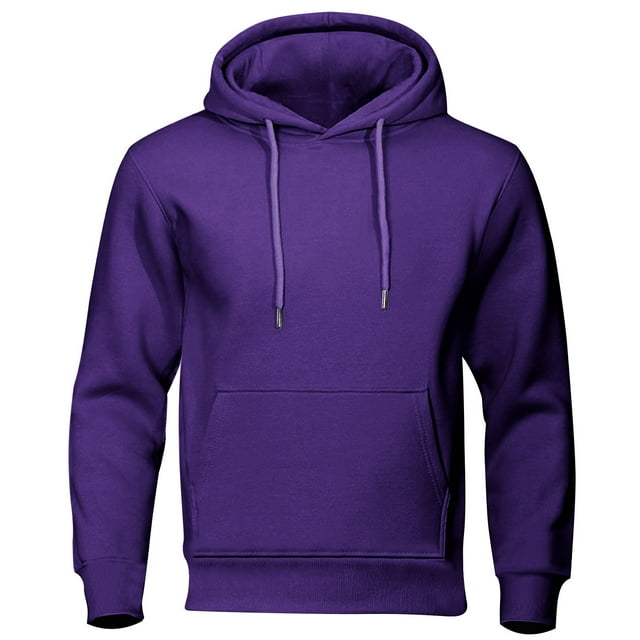 aohooy Chandails à Capuche Simples pour Hommes Confort Chandails à Capuche de Couleur Unie avec Poche Molleton d'Automne Basique à Manches Longues Chandails à Capuche Surdimensionnés Rouge Melon D\'eau, TG