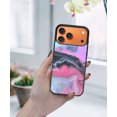 thumbnail image 5 of WIRESTER Shockproof Soft Rubber Cover Case for Apple iPhone 17 Pro Max 6.9" 2025, Colorful Marble, 5 of 5