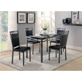 thumbnail image 4 of Topline Home Furnishings 5pc Faux Marble Dining Set, 4 of 6