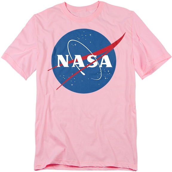 NASA T-Shirt Original Circle Pink Unisex Graphic Tee for Men & Women