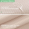 thumbnail image 4 of Cortina de ducha Dynamene Long Waffle Weave, 200 x 180 cm, rosa rubor, 4 of 6
