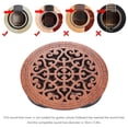 thumbnail image 4 of Tapa de boca La guitarra de madera Boca agujero de sonidos de la cubierta del bloque de votos Buffer de madera de caoba de ecualización acústica guitarras folk Tomshoo Tapa de boca, 4 of 5