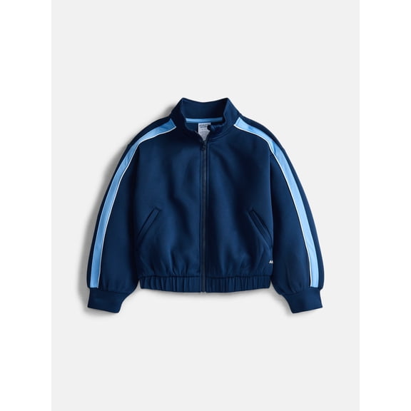 Athletic Works Girls Active Tech Pique Jacket, Sizes 4-18