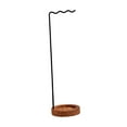 thumbnail image 3 of Colaxi Wind Chime Stand Calligraphy Brush Pen Holder with Wood Base Metal Rack Support for Hanging Pendant Flower Pots Wedding Event black, 3 of 8
