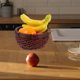thumbnail image 4 of WHAMVOX Cesta De Almacenamiento Tejida En Ratán Marrón Para Organización En Cocina Y Comedor, 4 of 6