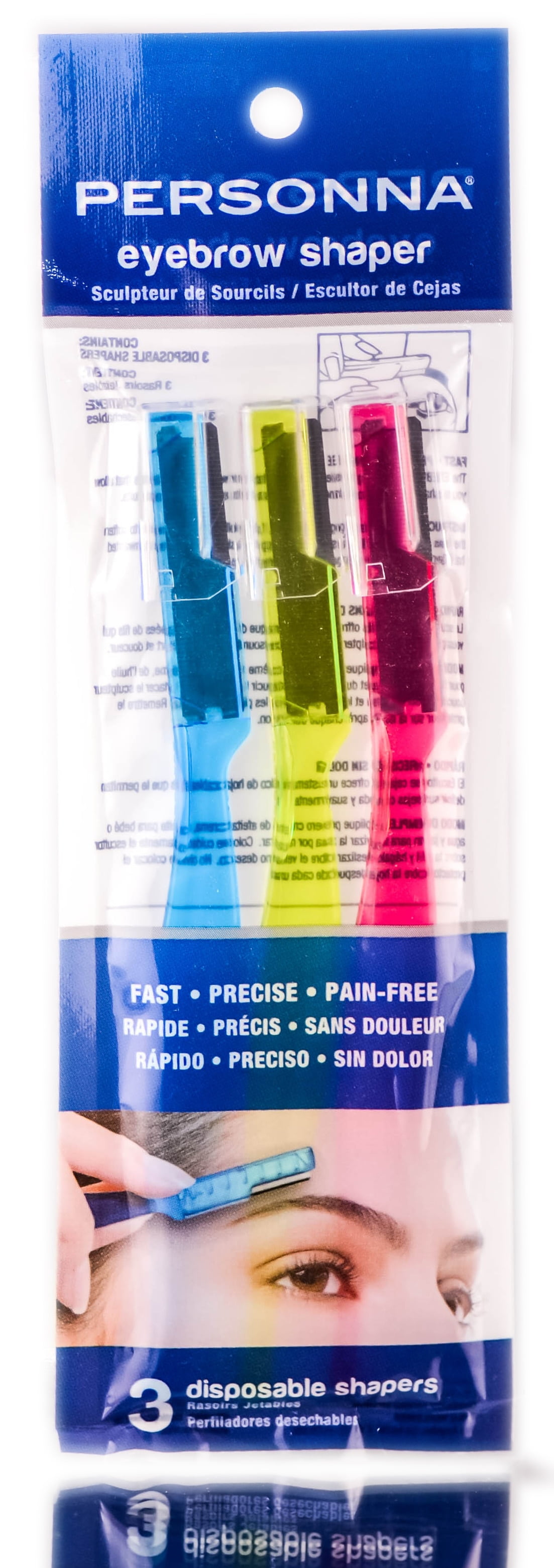 Personna Eyebrow Trimmer & Shaper 3 ea