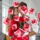 thumbnail image 4 of Fiudx Caja de Regalo Sorpresa, Diseño de Sobre Rojo Plegable y Rebotante, Ideal para Cumpleaños y Bodas, Decoración Divertida para Fiestas, Ideal para Propuestas de Matrimonio y Aniversarios, Juego d, 4 of 6