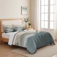 thumbnail image 5 of Twin XL Quilt Set 68''x98'', Mountains Lightweight Summer Bedspread Coverlet Set with 2 Pillow Shams, Farmhouse Forest Nature Trees Landscape Breathable All Season Quilt Bedding for Dorm/Guest Room, 5 of 9