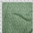 thumbnail image 4 of oneOone Polyester Spandex Sea Green Fabric Asian Floral Block Sewing Material Print Fabric By The Yard 56 Inch Wide, 4 of 4