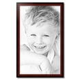 thumbnail image 2 of ArtToFrames 21" x 35" Matte mahogany Diploma Picture Frame, 21x35 inch Brown Wood Poster Frame (WOM-5108), 2 of 7