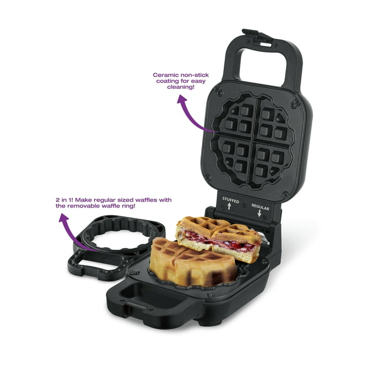 Salton Electric Belgium Waffle Maker - Crispy Stuffed