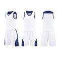 thumbnail image 6 of FUZHIQ Boys Basketball and Shorts 2-Piece Set, V-Neck Sleeveless Athletic Uniform Breathable Quick-Dry Sportswear,3-16 Years, 6 of 6