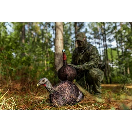 Primos Hunting Primos Photoform Hen Decoy Lifelike Lightweight Turkey Hunting Decoy 69068