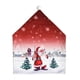 thumbnail image 5 of Fundas para sillas navideñas, fundas para respaldo de sillas con patrón de muñeco de nieve de invierno, Papá Noel y alce para decoración festiva y cena, 5 of 12
