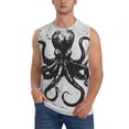 thumbnail image 1 of Kdxio Abstract Ink Octopus Men's Tank Top Muscle Workout Gym Shirts Casual Sleeveless Shirts-Medium, 1 of 7