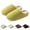 Black, variant on Slippers for Women Men Warm Fuzzy Plush House Slipper Anti Skid Rubber Sole Indoor Outdoor Slide Shoes Yellow Size 7