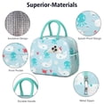 thumbnail image 4 of Lunch Bag Lunch Box for Women Reusable Insulated Lunch Bags,Water-Resistant Cute Narwhal Octopus Baby Crab Cooler Lunch Tote Bag, Large Capacity for Work Travel Picnic, 4 of 6