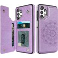 thumbnail image 1 of Samsung Galaxy A32 5G Wallet Case, PU Leather Heavy Duty Rugged Shockproof Protective Cases with Card Slots Cash Holder Phone Case for Samsung Galaxy, 1 of 4