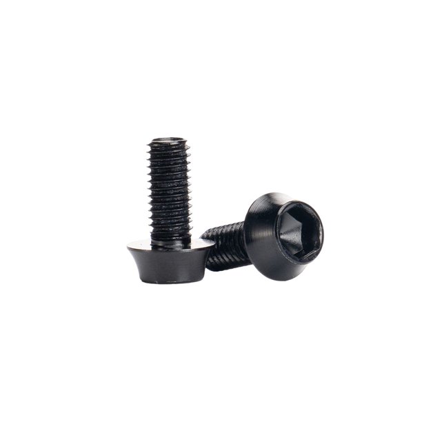 Speravity Soporte de botella de agua para bicicleta, 2 piezas, reemplazo de tornillo, tornillos antioxidantes anodizados de Color sólido Bombillas para automóviles Negro