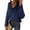 Bright Blue, variant on BTFBM Womens Sweaters Fall Winter Clothes Long Sleeve Button Down Ruffle Crew Neck Casual Knitted Pullover Tops