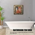 thumbnail image 3 of Nice Butt cat Retro Tin Sign Funny Bathroom Decor Unique Metal Sign for Bathroom Home Bar Coffee Animal Sign Toilet Posters Rustic Wall Art Housewarming Gift 12x12 Inches, 3 of 6