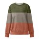 thumbnail image 4 of ICHUANYI Clearance Women's Round Neck Fashion Casual Long Sleeve Print Sweatshirt Tops Blouse(Green, S) ICHUANYI WER2023080900774, 4 of 5