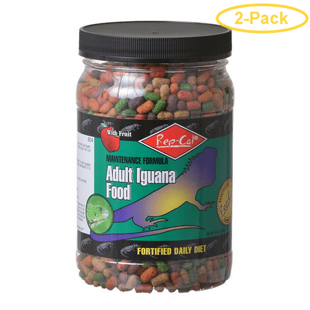 Green Iguana Food - Rep Cal Adult Iguana Food 10 oz - Pack of 2