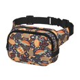thumbnail image 2 of Balery Turtles and Sea Plants Mochila Cinturón para Mujeres y Hombres, Bolsa de Cintura Impermeable de Doble Capa con Correa, 2 of 9