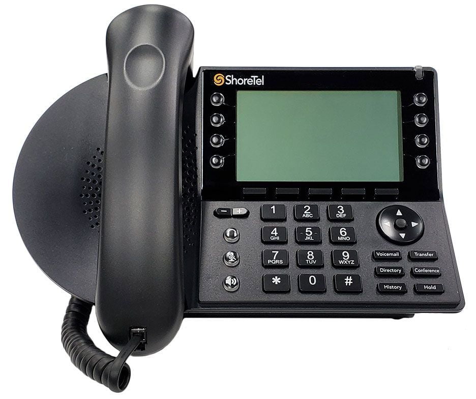 Shoretel IP 480 8Line PoE Office Phone (Used)