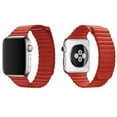 thumbnail image 4 of SOLOLUP Leather Link for Apple Watch Bands 45mm 44mm 41mm 40mm 42mm 38mm 49mm for Women Men, Adjustable Original Magnetic Loop Bands Wristbands Bracelet for iWatch Series Ultra 8 7 SE 6 5 4 3 2 1, 4 of 10