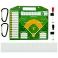thumbnail image 1 of HLONK Baseball Coaching Board Double Sided Baseball Lineups Board Dry Erases Baseball Clipboard Coaching Accessories Enduring, 1 of 8