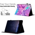 thumbnail image 2 of Smart Case for Lenovo Tab P11 2nd Gen 11.5 Inch 2023 Marble Pattern, Premium PU Leather Kickstand Magnetic Wallet Folio Flip Auto Sleep / Wake Case with Card Slots & Elastic Band & Pencil Holder, C, 2 of 5