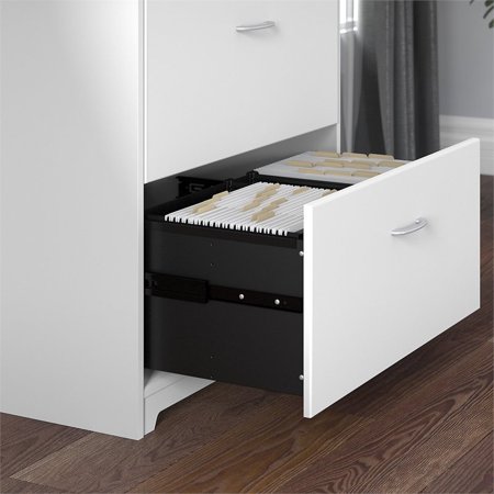 Bush Furniture Cabot 2 Drawer Lateral File Cabinet In White Walmart Canada