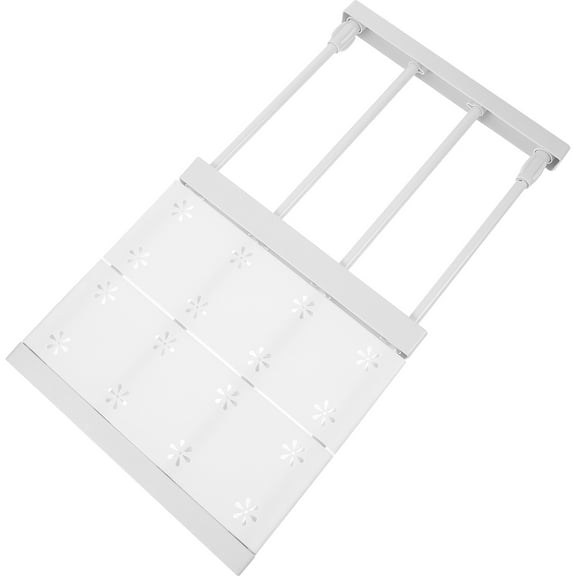 PTOOTP Adjustable Shelf for Closet Expandable Storage System White 1Pack