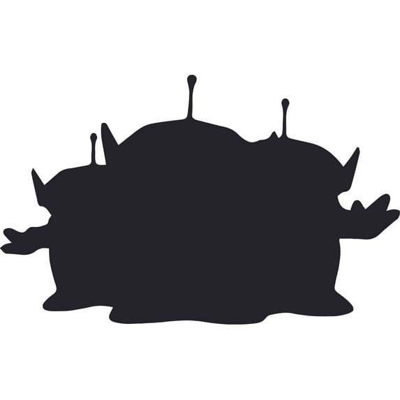 The Martian Silhouette Cartoon Customized Wall Decal - Custom Vinyl Wall Art - Personalized Name - Baby Girls Boys Kids Bedroom Wall Decal Room Decor Wall Stickers Decoration Size (30x27 inch)